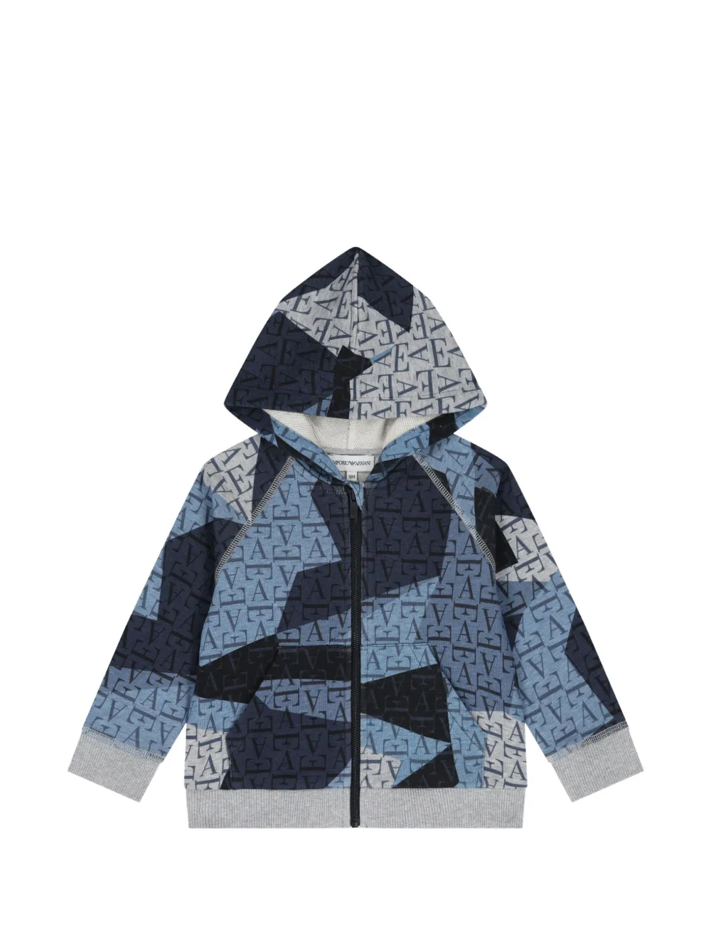 Emporio Armani Kids Trainingspak met logoprint Blauw