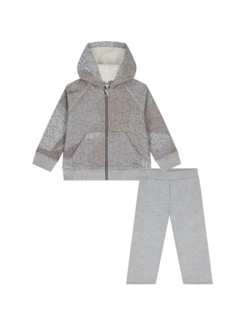 Emporio Armani Kids traje deportivo con monograma estampado