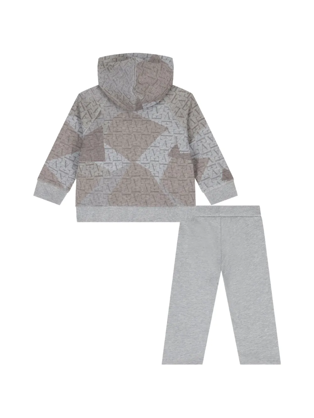 Emporio Armani Kids Trainingspak met monogramprint Grijs