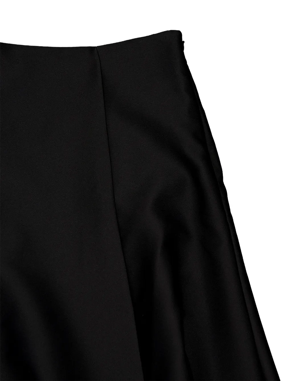 Roland Mouret A-line midi skirt Zwart