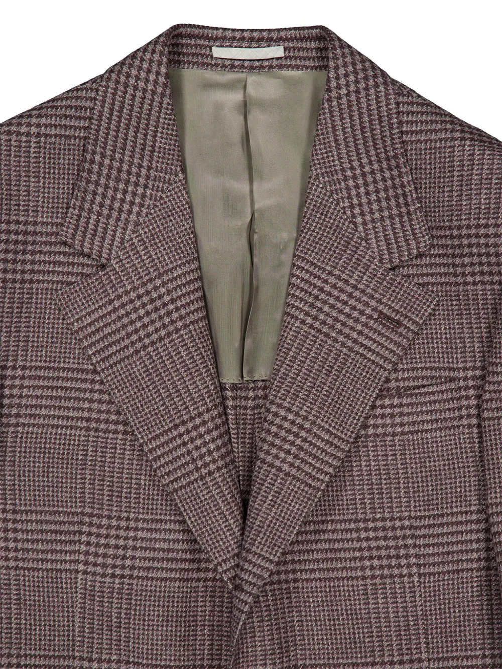 Brunello Cucinelli Geruite blazer Bruin