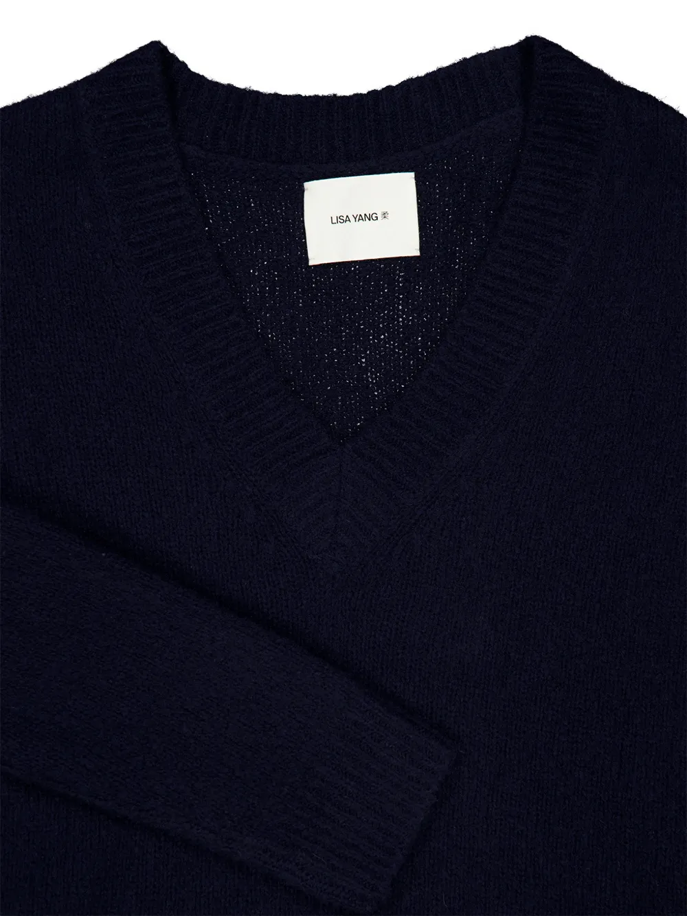 Lisa Yang Leona V-neck sweater Blauw