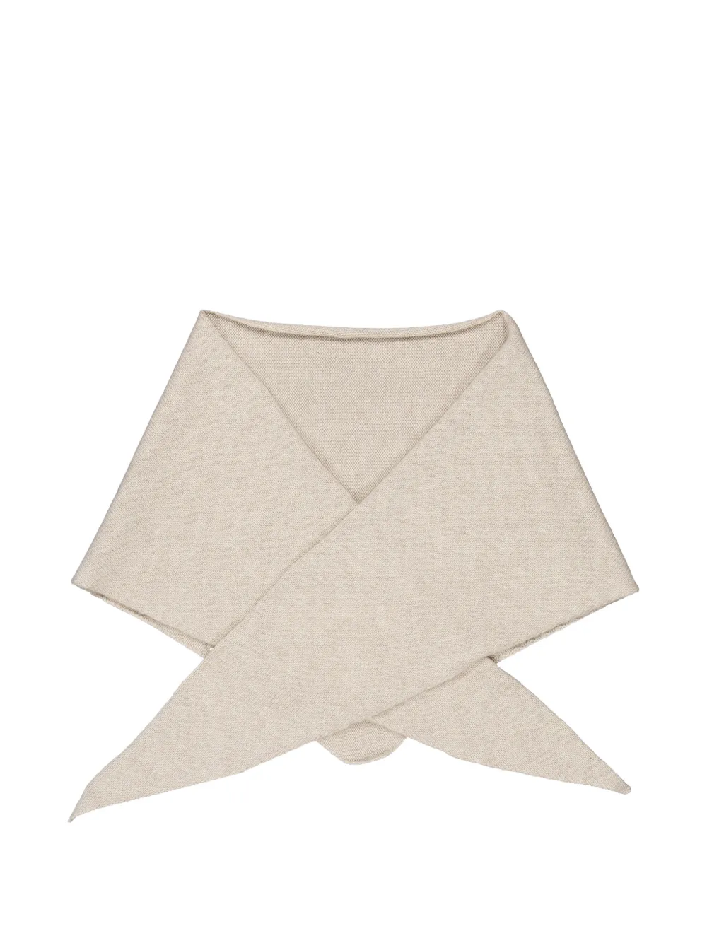 Lisa Yang Florianne triangle knitted scarf