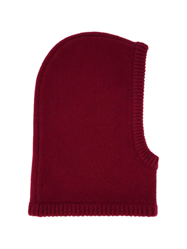 Lisa Yang Astri Knitted Balaclava in Red