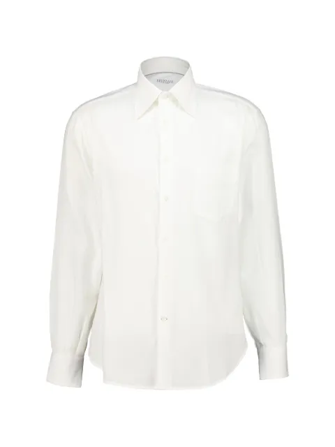 Brunello Cucinelli button-up chest-pocket shirt