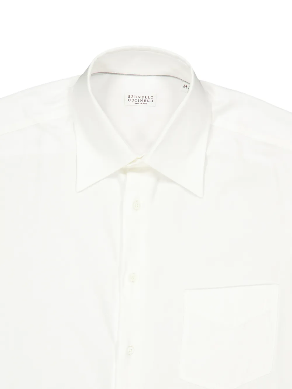 Brunello Cucinelli Button-up shirtjack met borstzak Wit