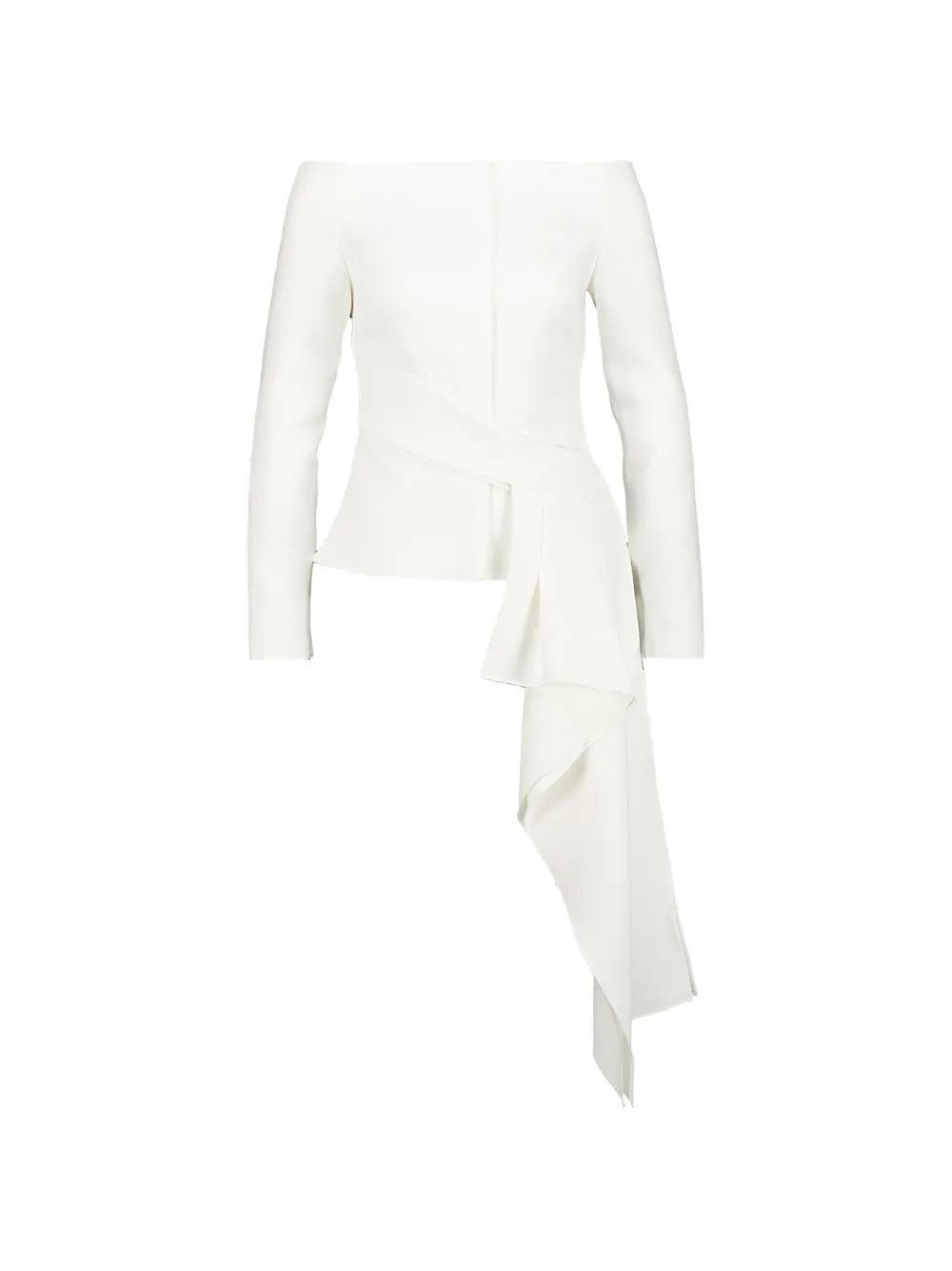 Roland Mouret draped off-the-shoulder jacket