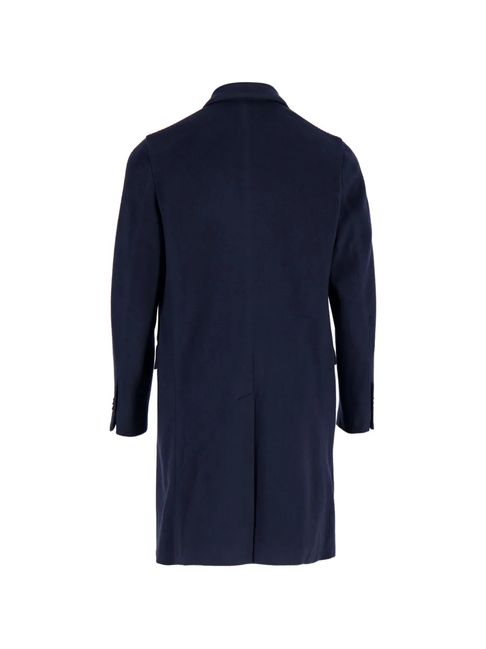 Boglioli single-breasted wool coat Blauw