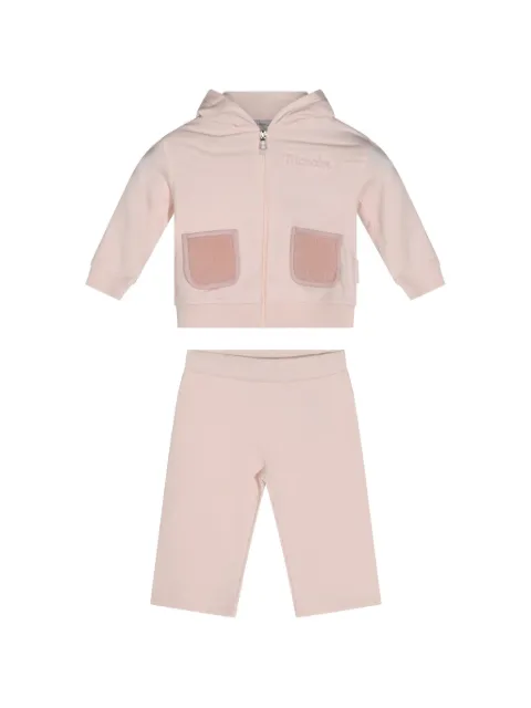 Moncler Enfant logo-embroidered fleece-pocket tracksuit