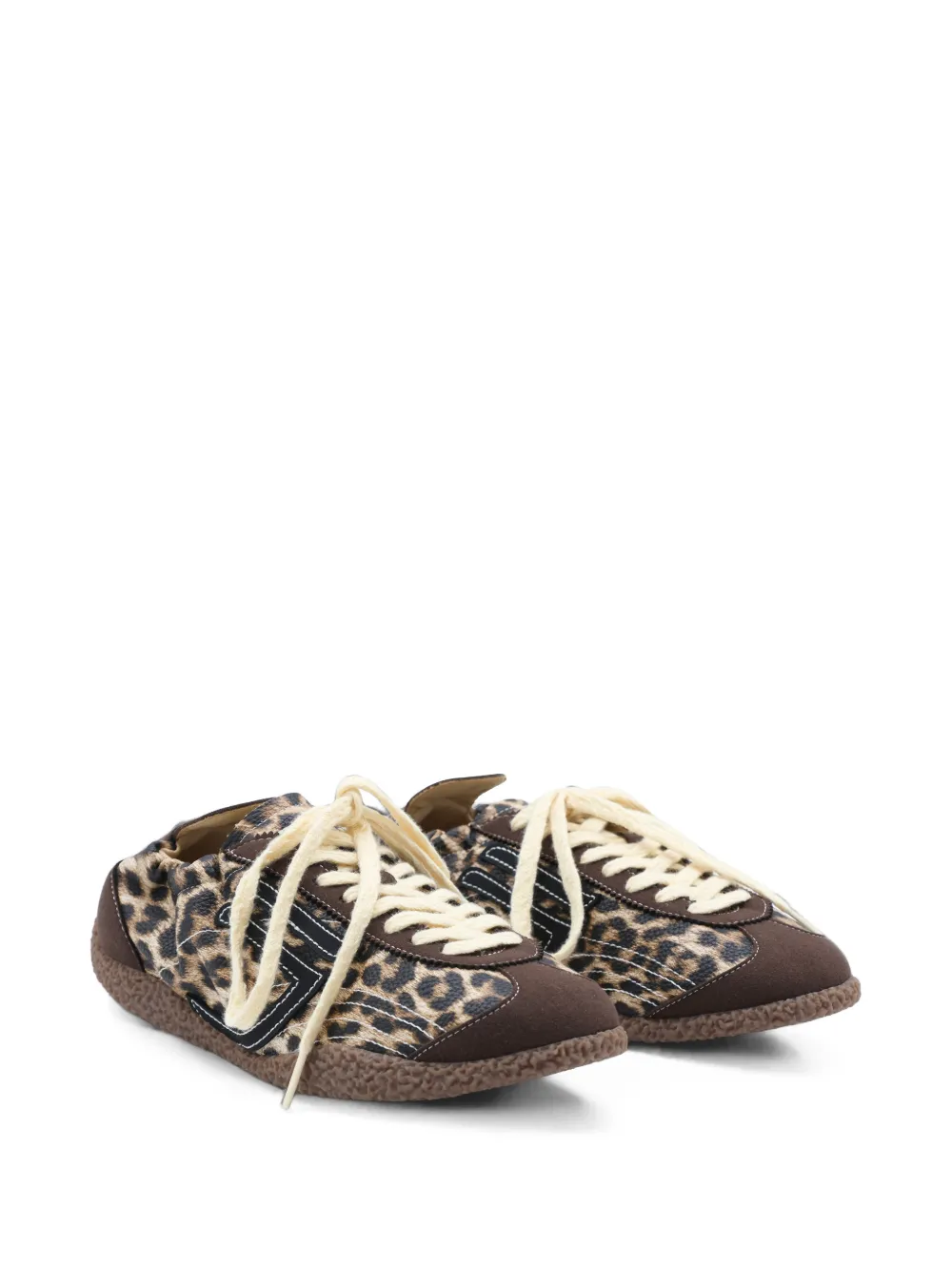 Puraai leopard-print sneakers Bruin