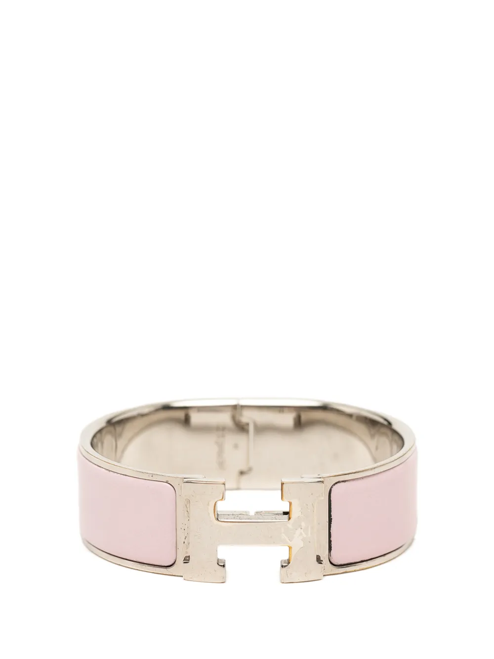 Hermès Pre-Owned Bracciale Clic Clac H ampio GM smaltato 2000-2026 - Rosa