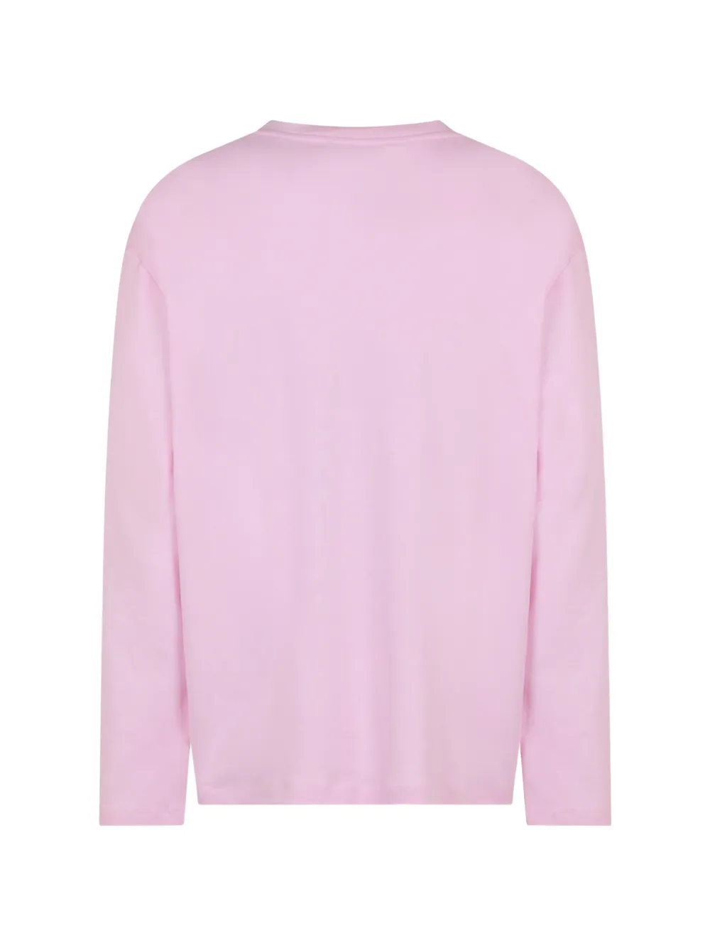 John Richmond T-shirt met logopatch en lange mouwen Roze