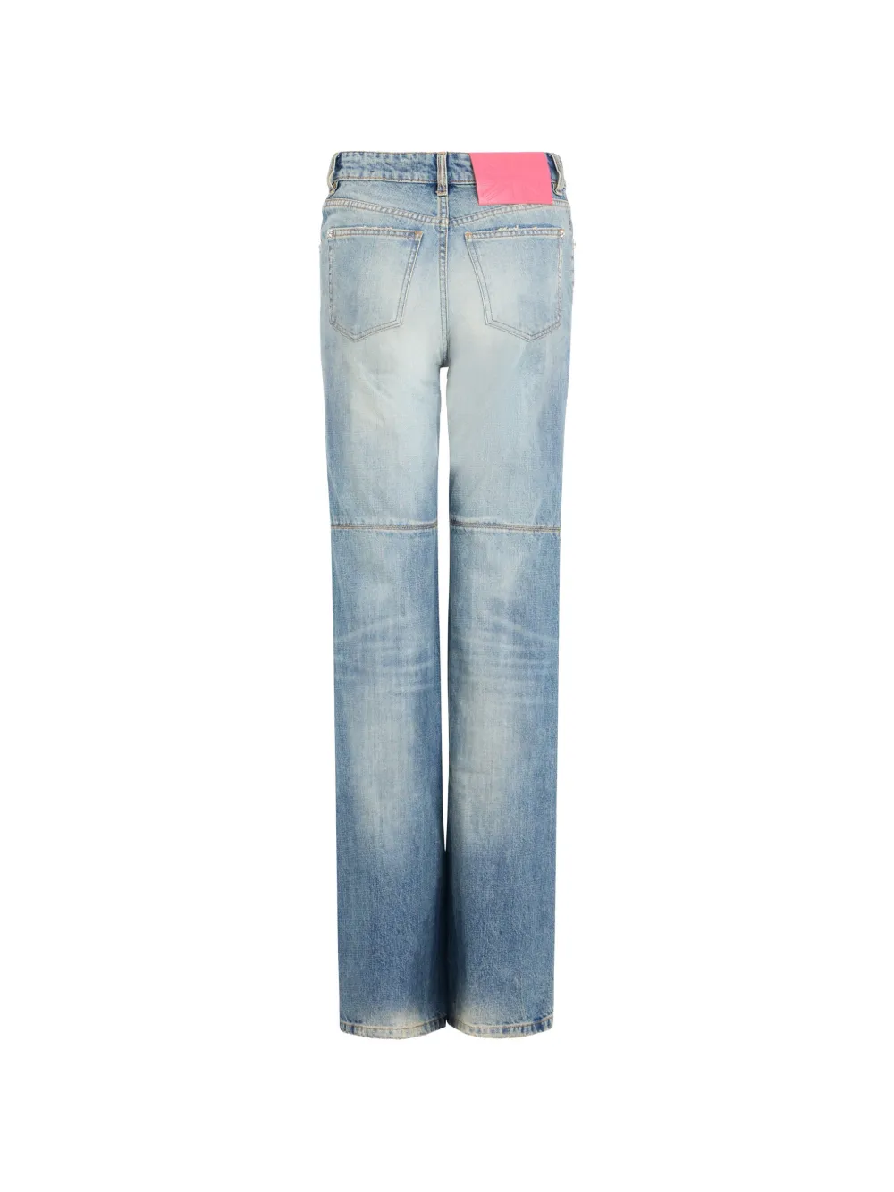 John Richmond Straight jeans met vervaagd effect Blauw