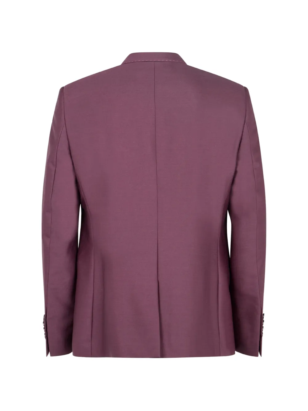John Richmond topstitched peak-lapel blazer Paars