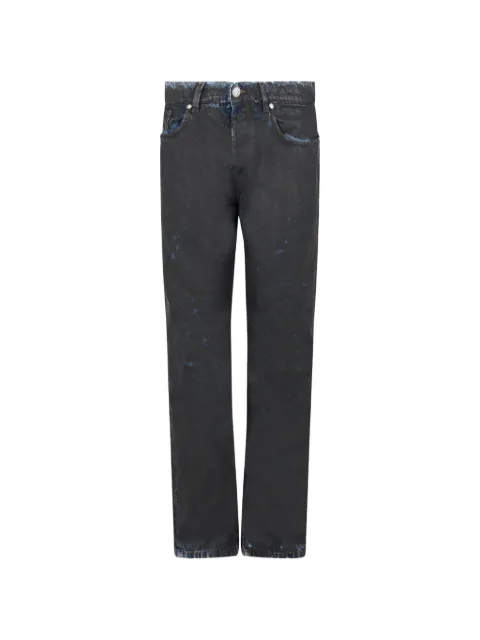 John Richmond washed-effect jeans