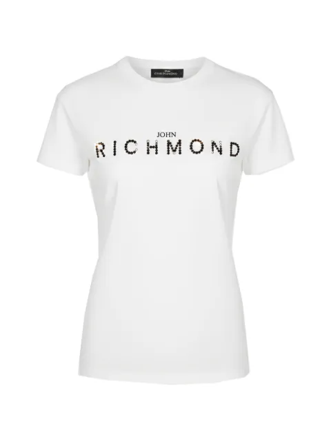 John Richmond crystal-embellished T-shirt