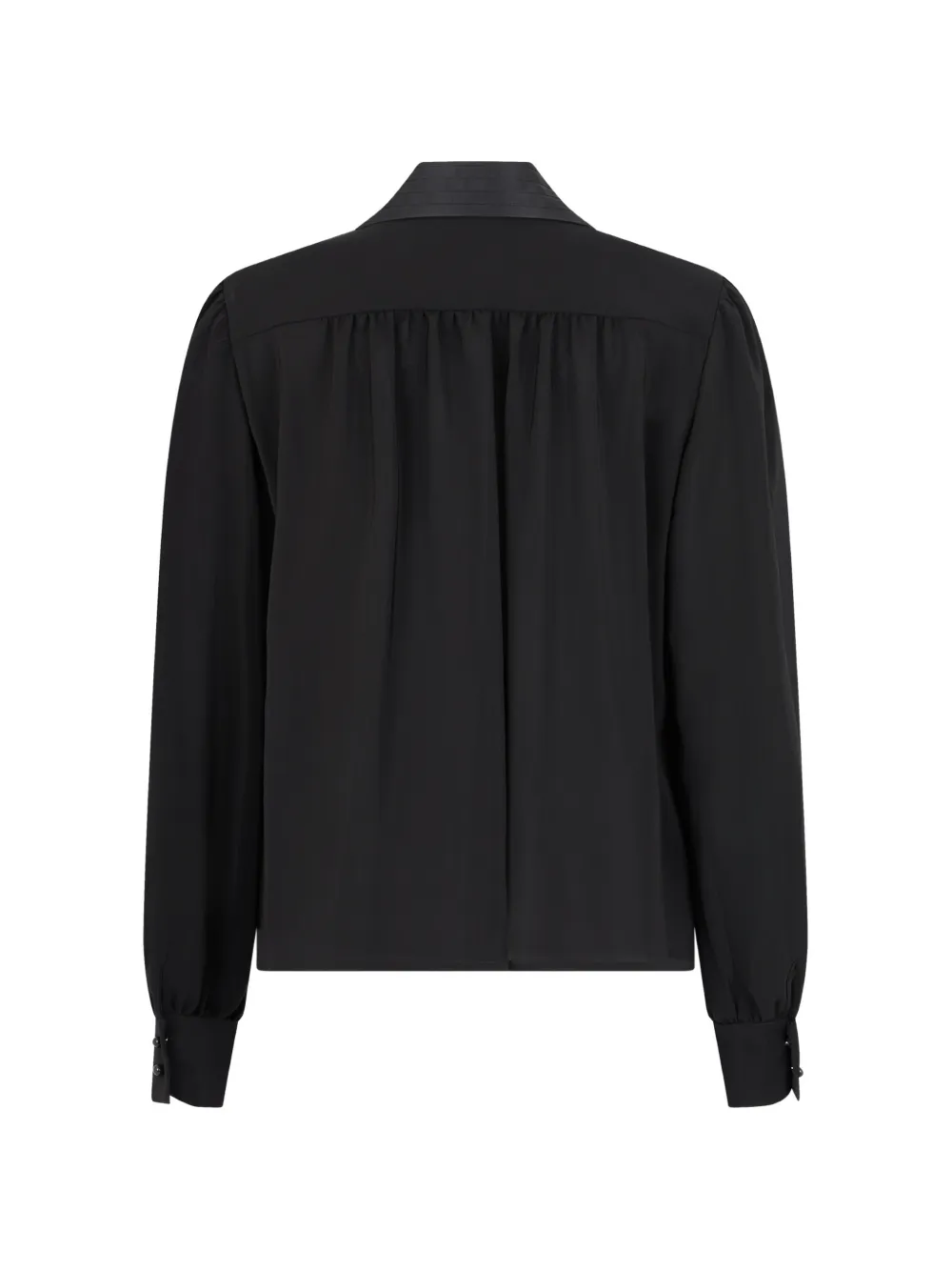 John Richmond Blouse met vlak van kant Zwart