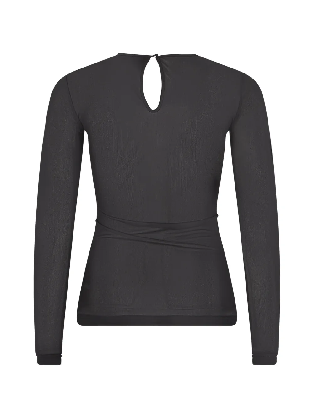 John Richmond Sweater met geborduurd logo en keyhole-detail Zwart