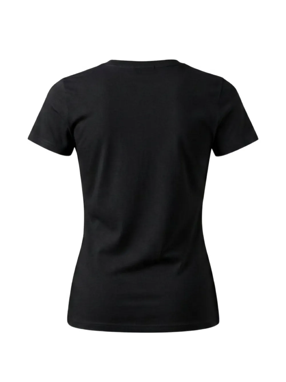 John Richmond T-shirt verfraaid met stras en korte mouwen Zwart