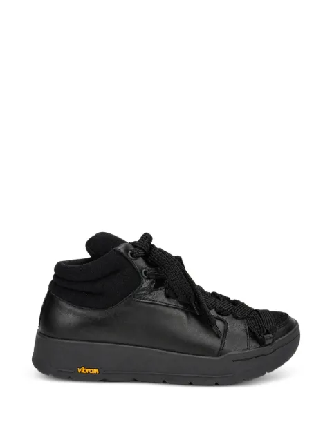 Yohji Yamamoto lace-up leather sneakers