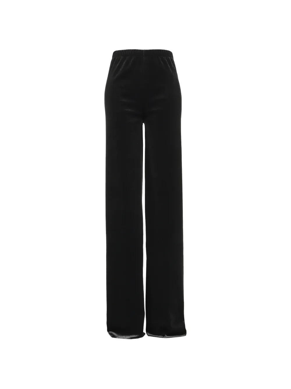 VETEMENTS velvet wide-leg trousers - Schwarz