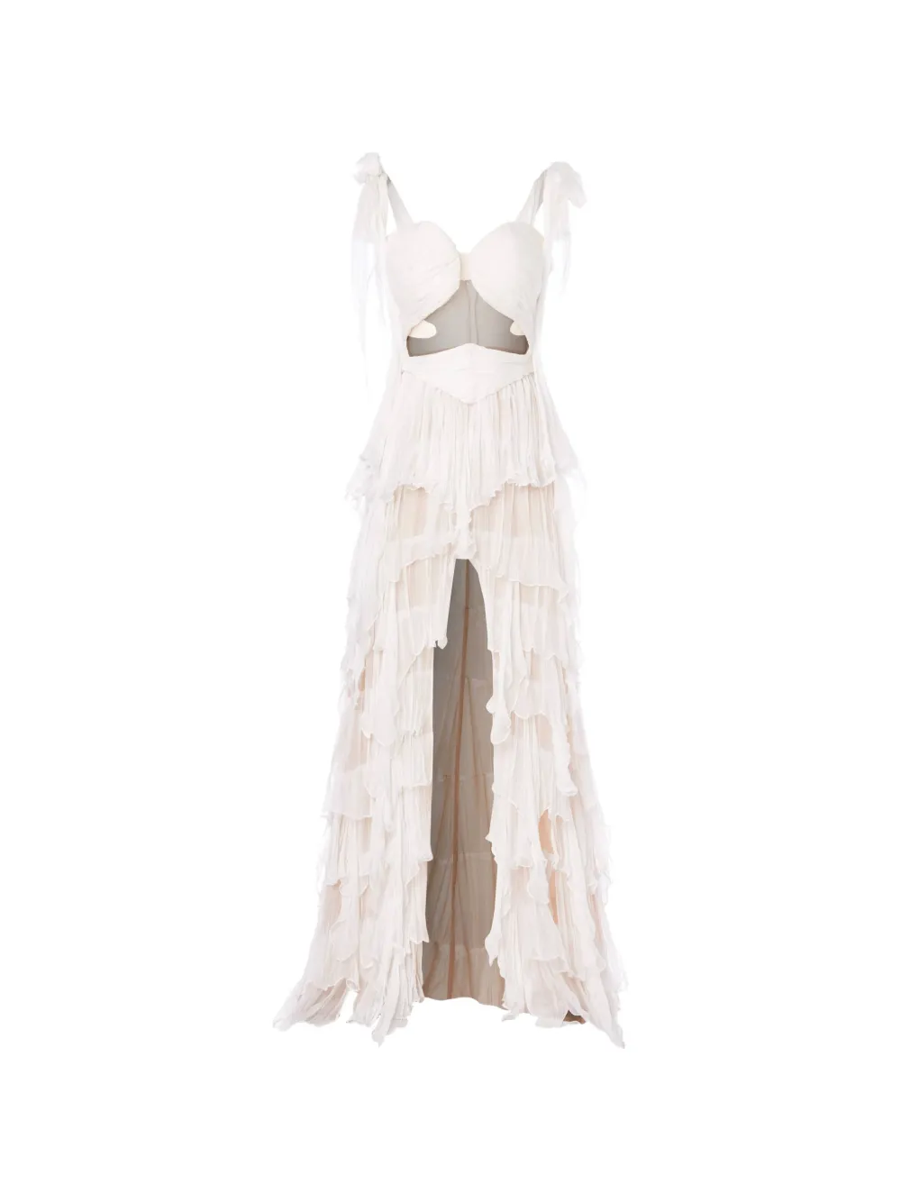 NORINA ST Yvona ruffled tiered maxi dress