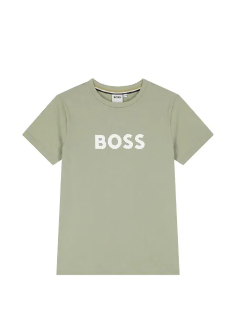 BOSS Kidswear T-shirt in cotton jersey with logo print