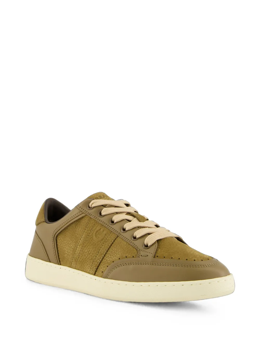 Ferragamo low-top sneakers with signature Bruin