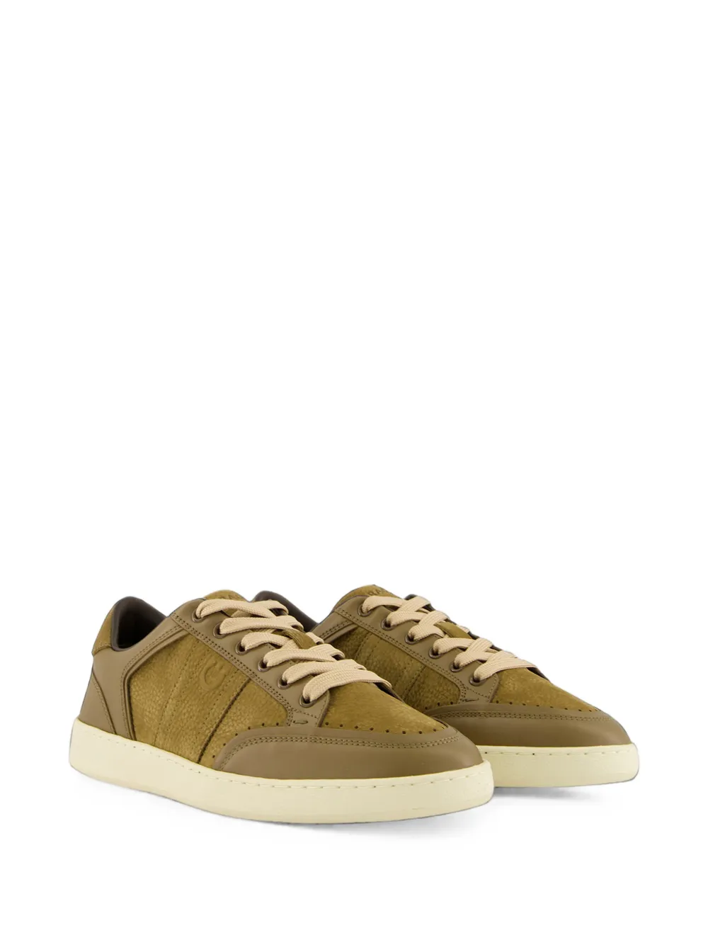 Ferragamo low-top sneakers with signature Bruin