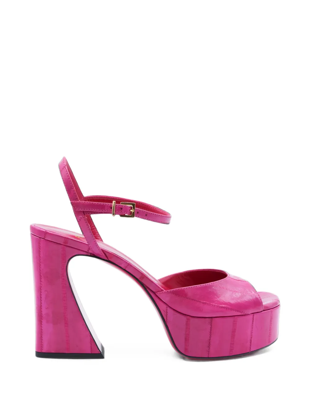 Fendi Arco Platform Block-heel Sandals In Pink