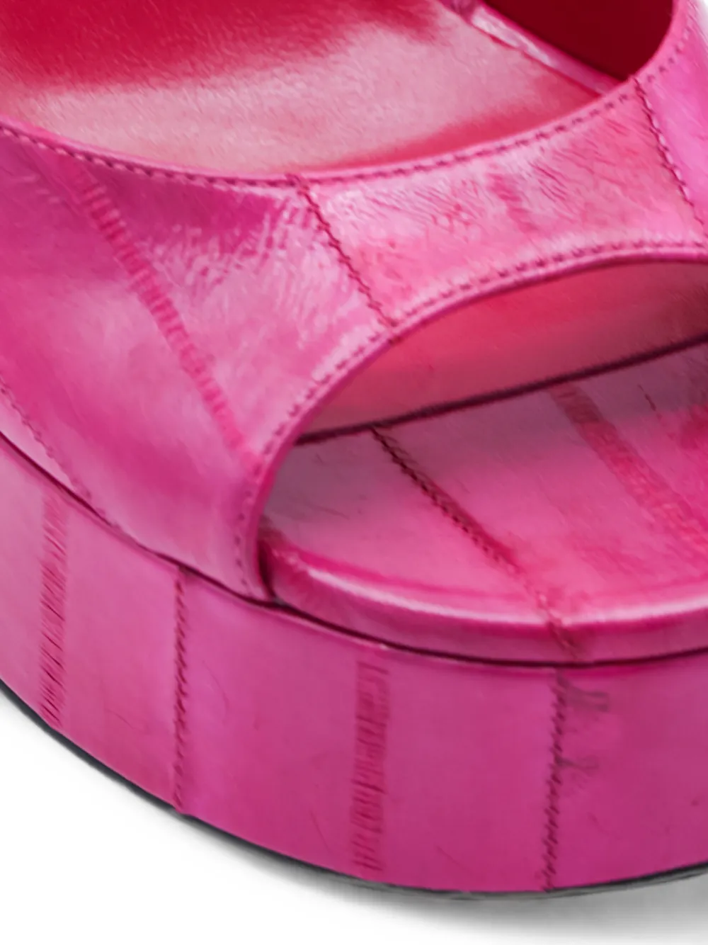 FENDI Arco platform block-heel sandals Roze