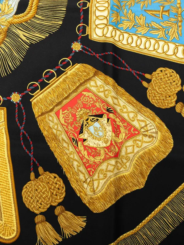 Hermès Pre-Owned 20th Century Poste Et Cavalerie 90 シルクスカーフ