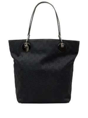 GUCCI GGキャンバス メッセンジャーバッグ ブラック Gucci Pre-Owned 2016-2026 GGキャンバス メッセンジャー ショルダー