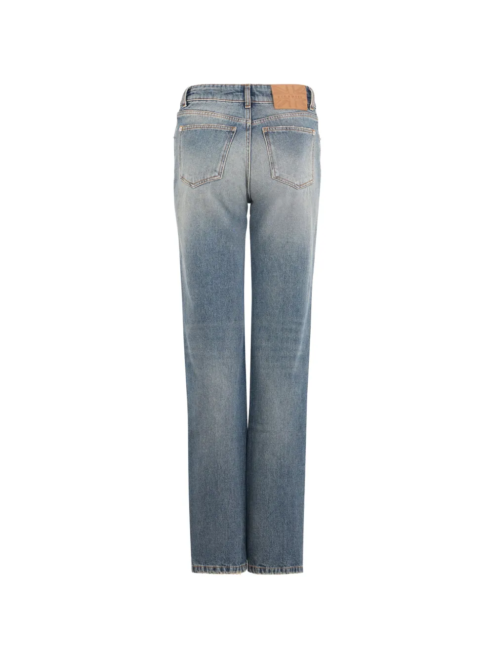 John Richmond Straight jeans Blauw