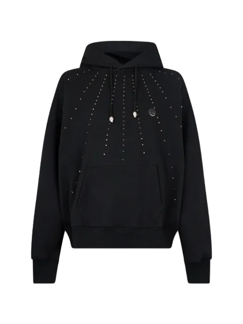 John Richmond Starlight stud-embellished drawstring hoodie