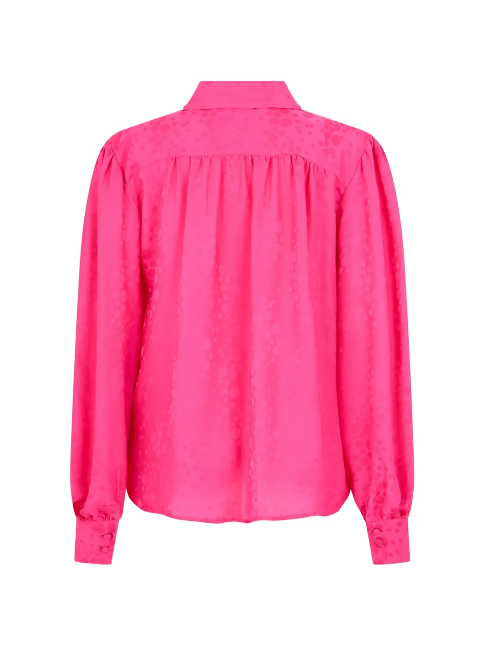 John Richmond Blouse met strikdetail en jacquard-effect Roze
