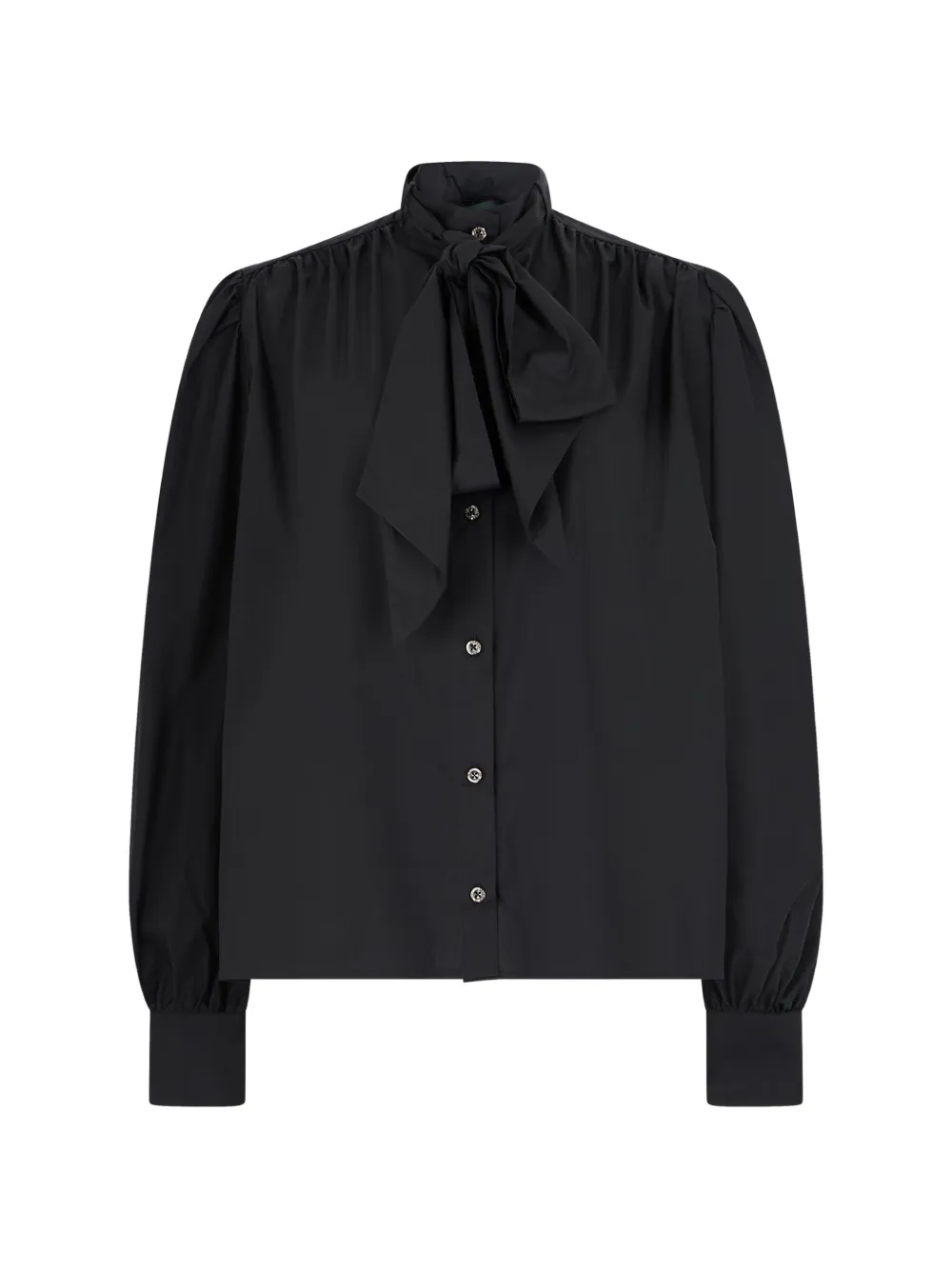 John Richmond Camicia con collo lavallière - Nero