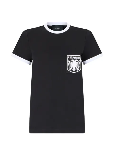 John Richmond logo-patch ringer T-shirt