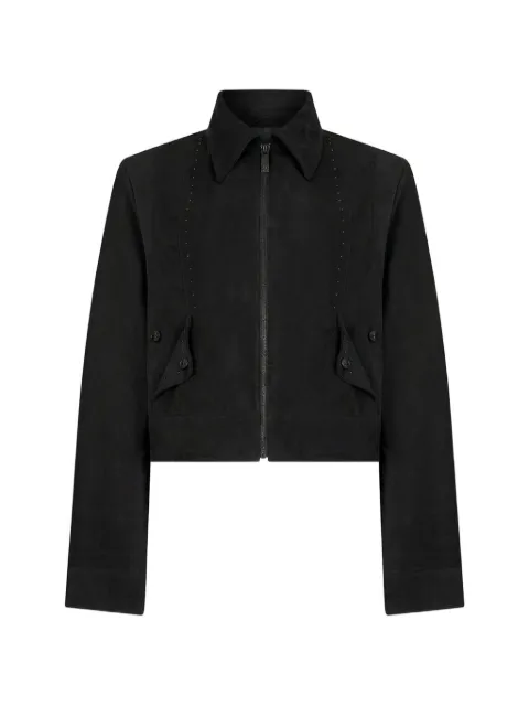 John Richmond studded zip-up jacket
