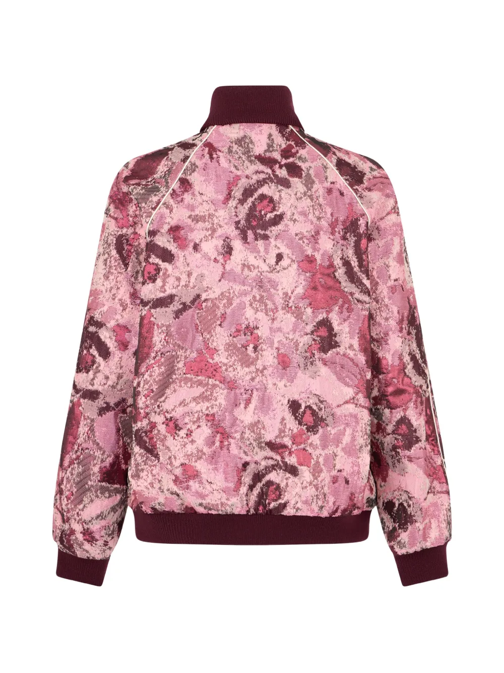 John Richmond Bomberjack met bloemjacquard Roze