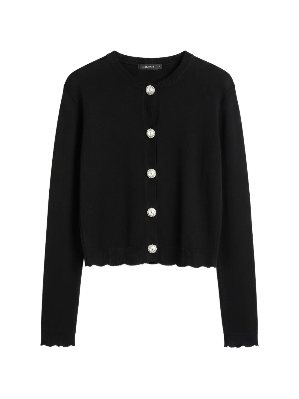John Richmond Kristallverzierter Cardigan - Schwarz