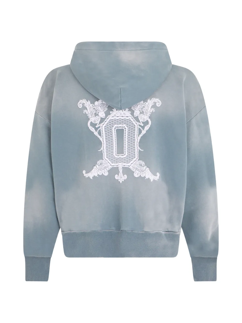 John Richmond Hoodie met logoprint Blauw