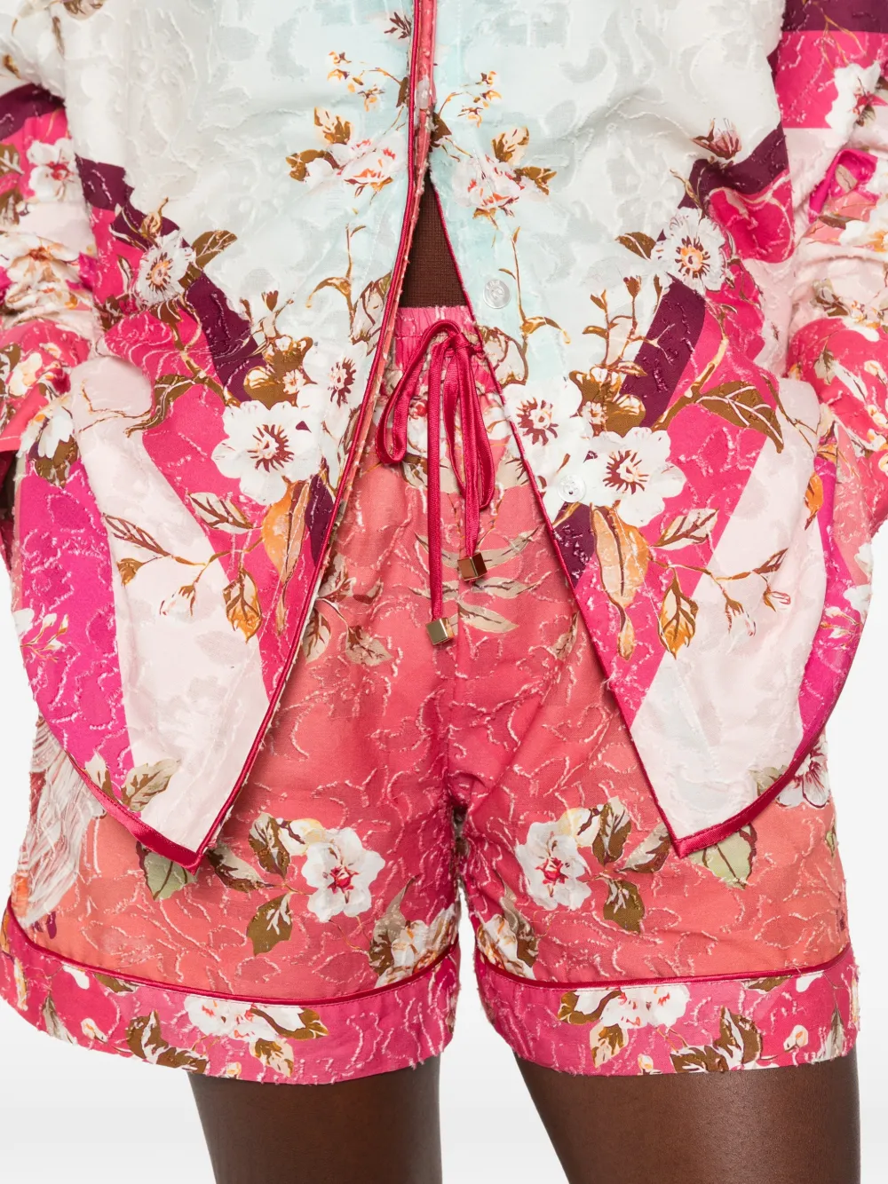 F.R.S For Restless Sleepers Fil Coupé Swan shorts Roze