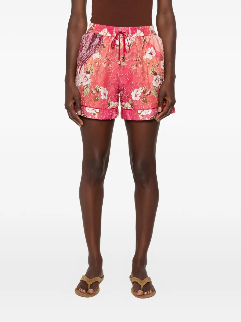 F.R.S For Restless Sleepers Fil Coupé Swan shorts Roze