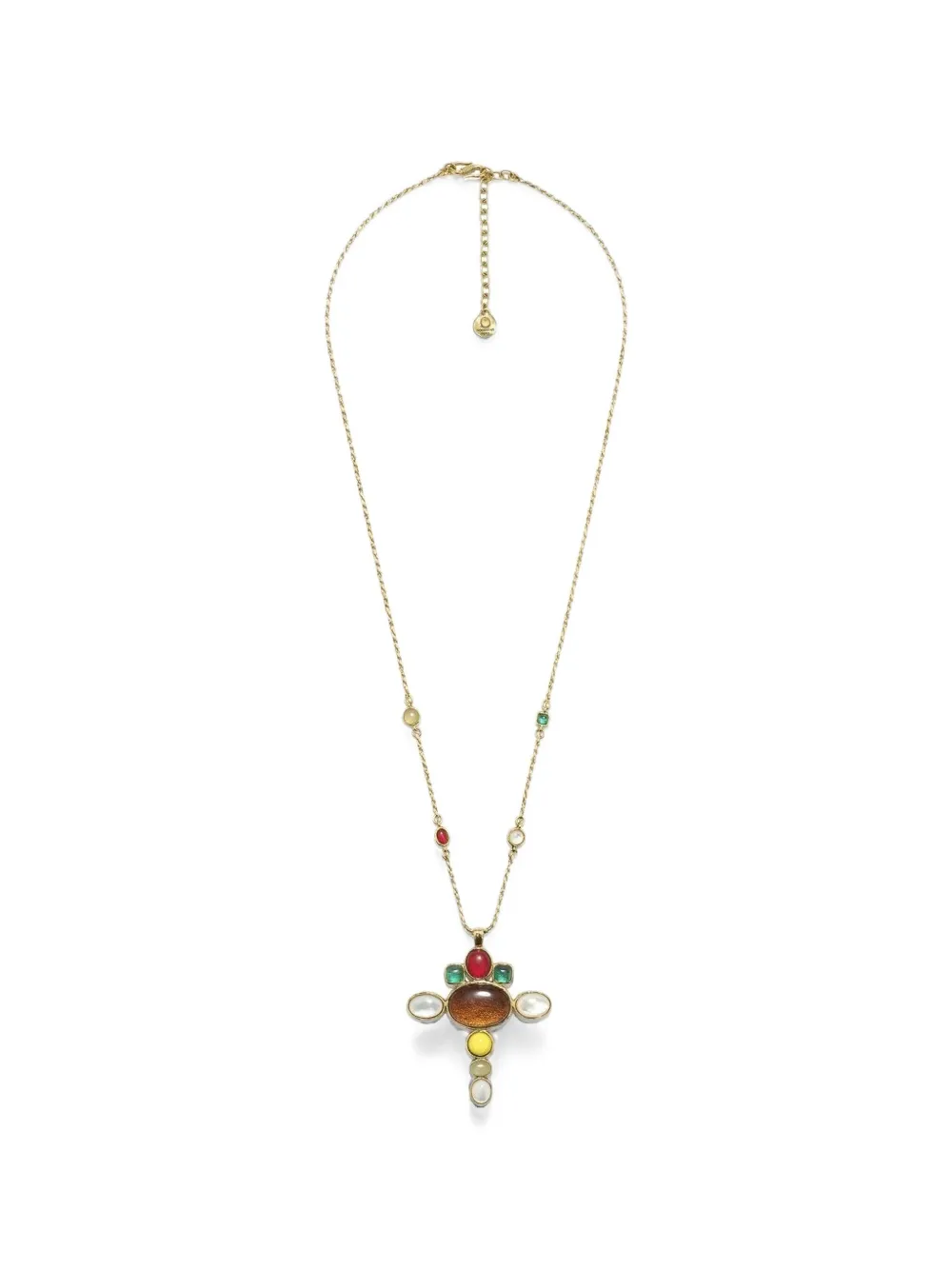 Goossens Lagune cross pendant necklace - Oro