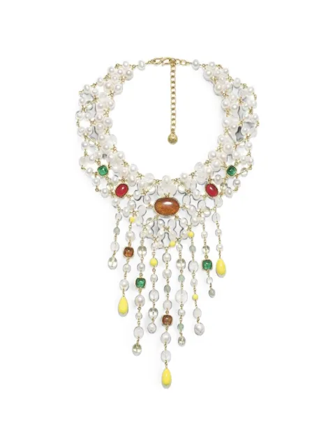 Goossens Lagune pearl-embellished necklace