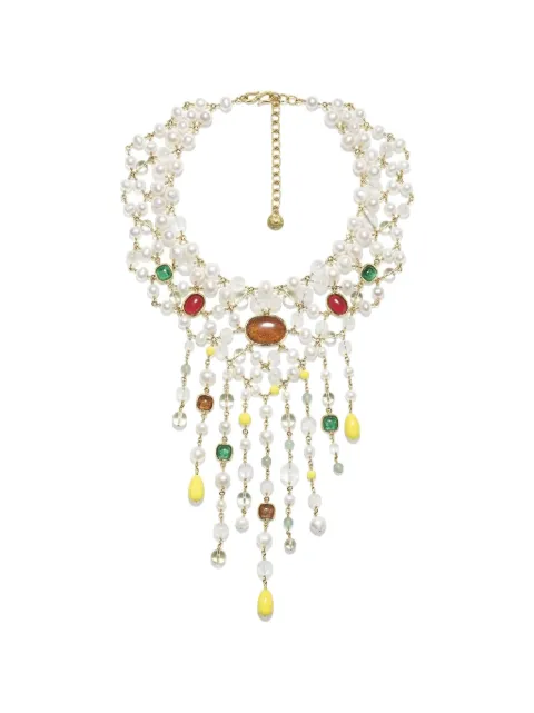 Goossens Lagune pearl-embellished necklace