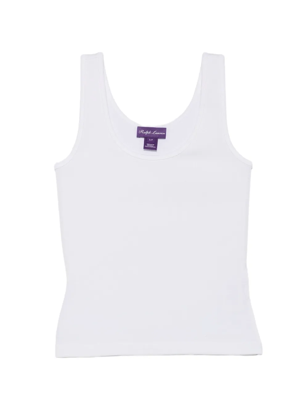 Lauren Ralph Lauren ribbed-knit tank top - Bianco