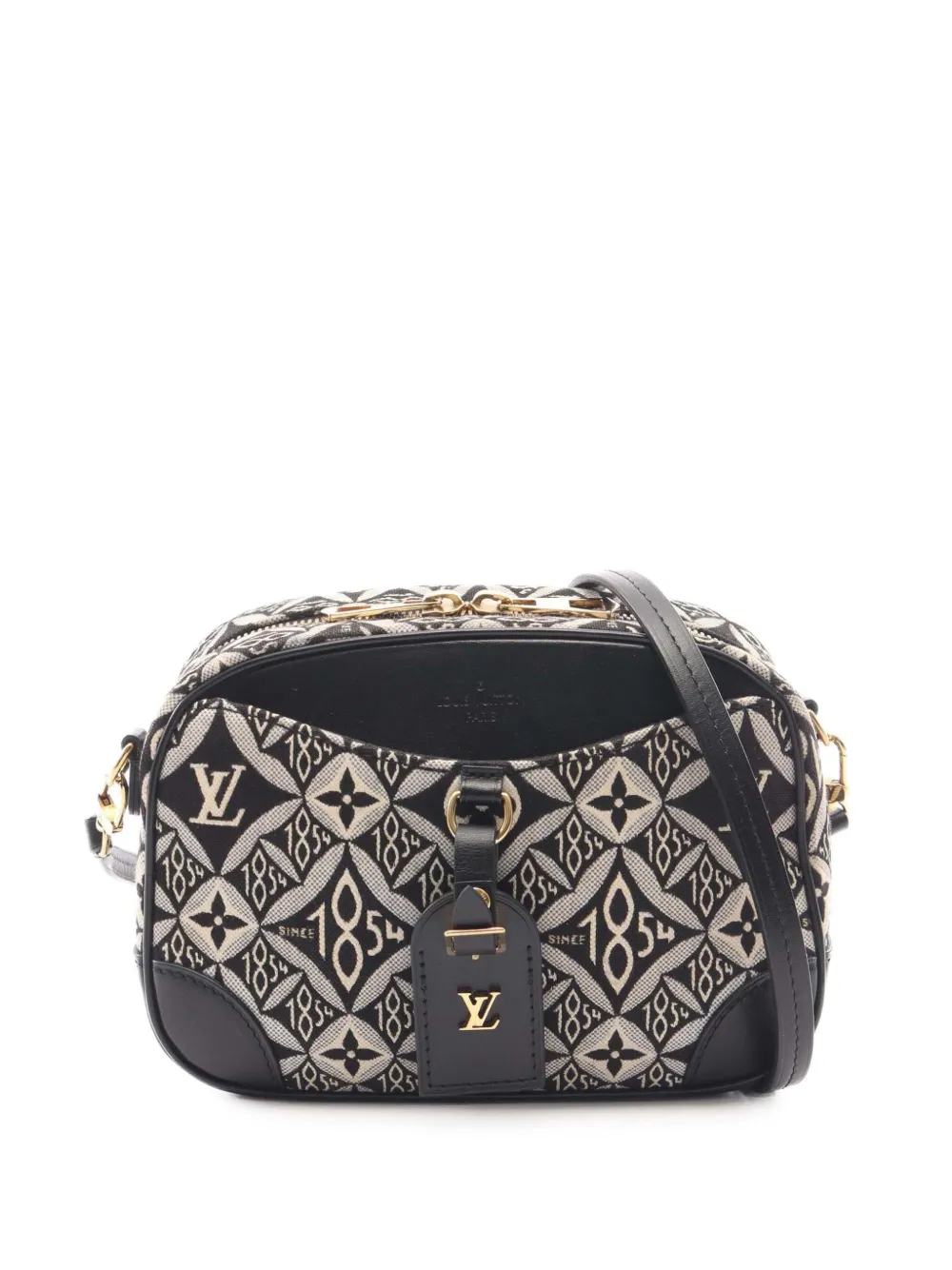 Louis Vuitton Pre-Owned 2020 Mini Monogram Jacquard Since 1854 Deauville crossbody bag - Schwarz