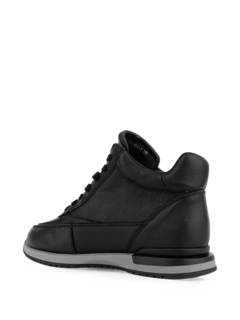 LINDA BAUMANN zip-fastening panelled sneakers Zwart